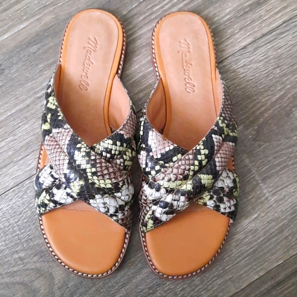 Madewell Multicolor Snakeskin Sandals
